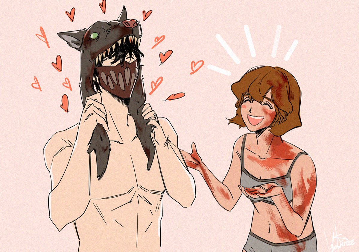 bosmitze's tweet image. One of my favorite moments so far: Ash not hesitating to get @Corpse_Husband his wolf hat before any other clothing items XD

#J10forever #J10 #sugoi_ash #corpsehusband #corpsehusbandfanart