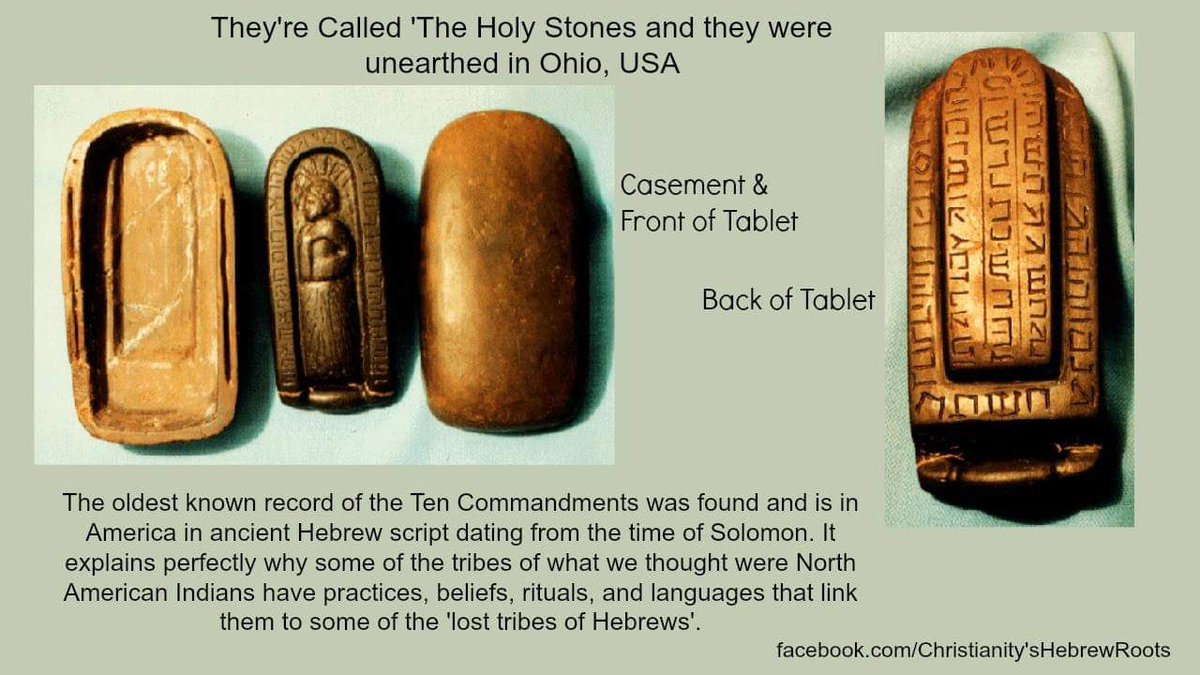 The Newark Holy Stones are a set of artifacts allegedly discovered by David Wyrick in 1860 within a cluster of ancient Indian burial mounds near Newark, Ohio. Now generally believed to be a “hoax”