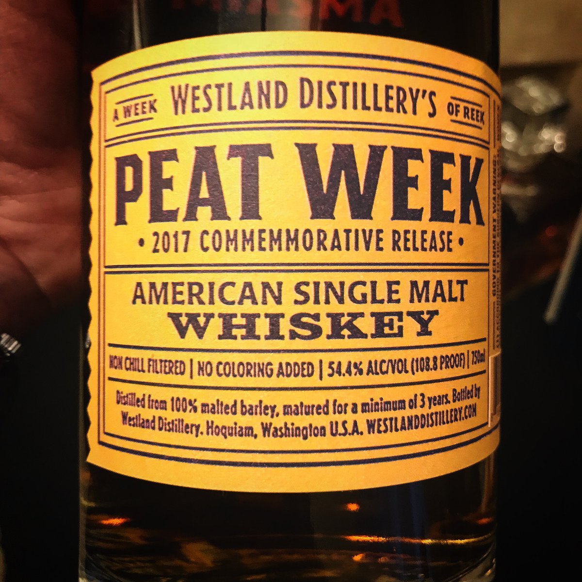 G2Whisky's tweet photo. Westland Distillery’s Peat week, 2017 Commemorative Release!
-
Don't get to taste in Toronto but a few years ago, this was in New York. Have you tried any Westland whiskey?
-
-
@WestlandWhiskey #westlandwhiskey #peatweek #whiskey #whisky https://t.co/WxNNfXwdRJ