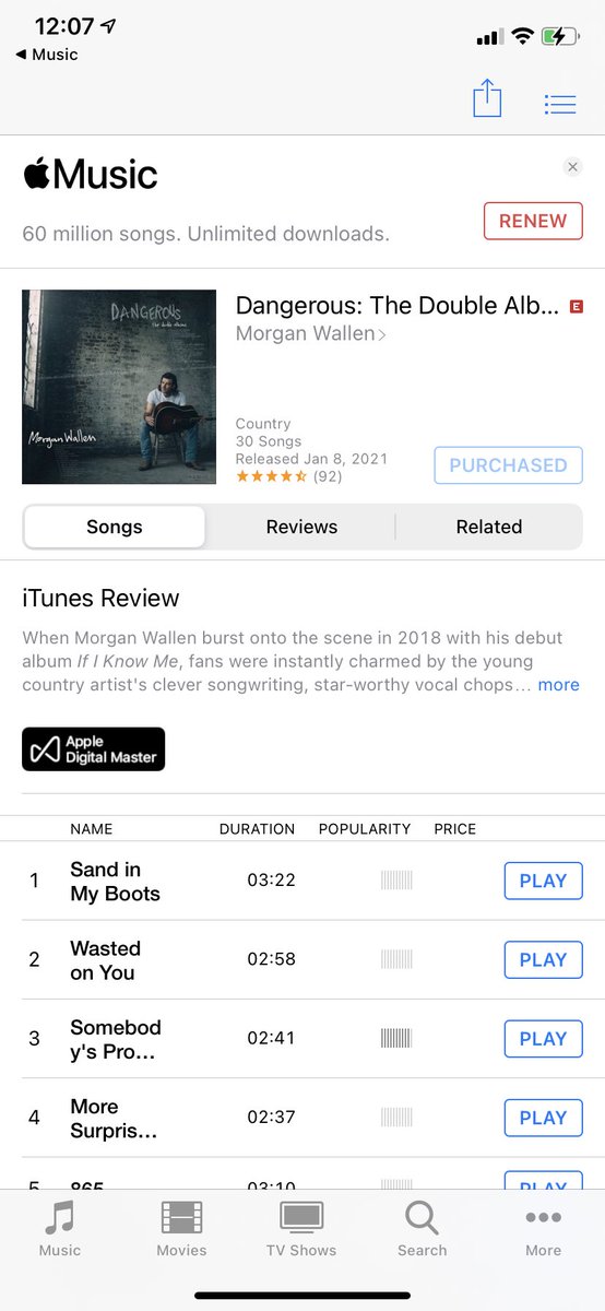 JRulingTheWorld's tweet photo. @MorganWallen Ilysm Morgan!!! We met when you were in Fernandina and it’s a night I will never forget (I got married the next day!) huge fan over here - purchased the album 🖤✨ congrats, you deserve this! https://t.co/BHOODuSj9T