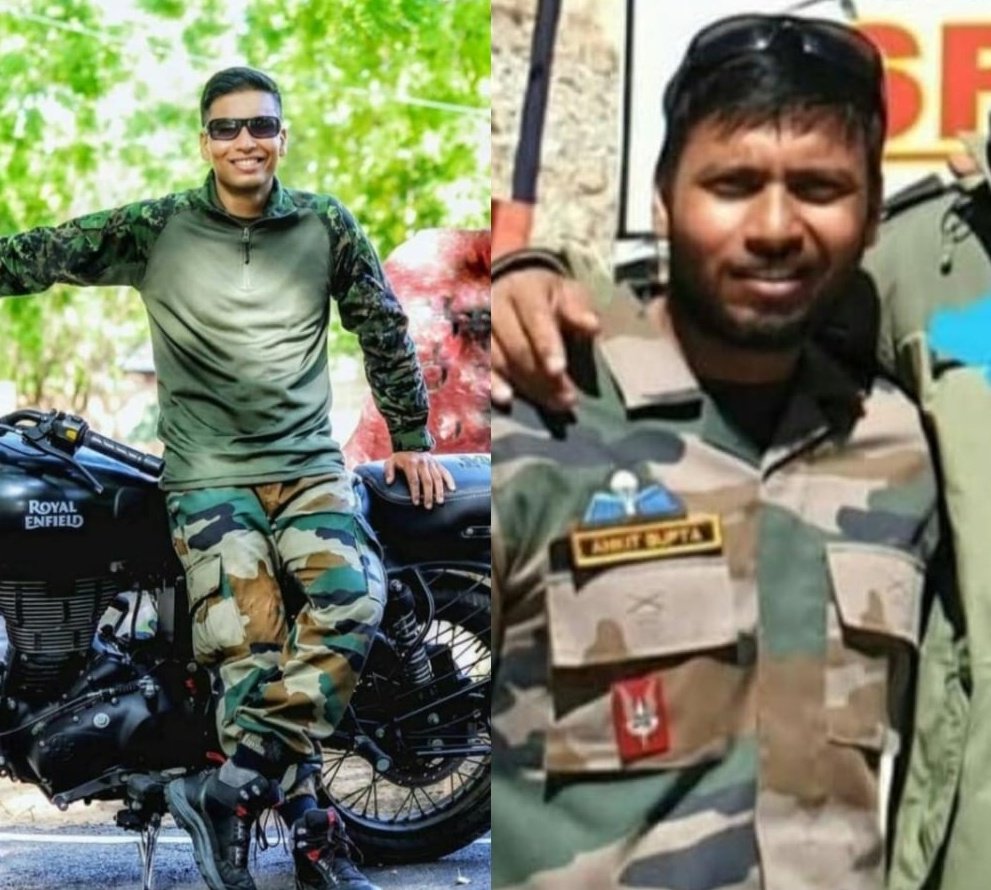Defence_Squad_'s tweet photo. Homage to Captain Ankit Gupta 
10 PARA SF who lost his life yesterday while practising specialist operation after jumping from helicopter into the Kaylana lake near Jodhpur city of Rajasthan.
Capt Ankit was of 28 years old. 
🙏🏼💐🇮🇳
#OmShanti #BravestOfTheBrave #IndianArmy #parasf https://t.co/YHUqo0zuQU