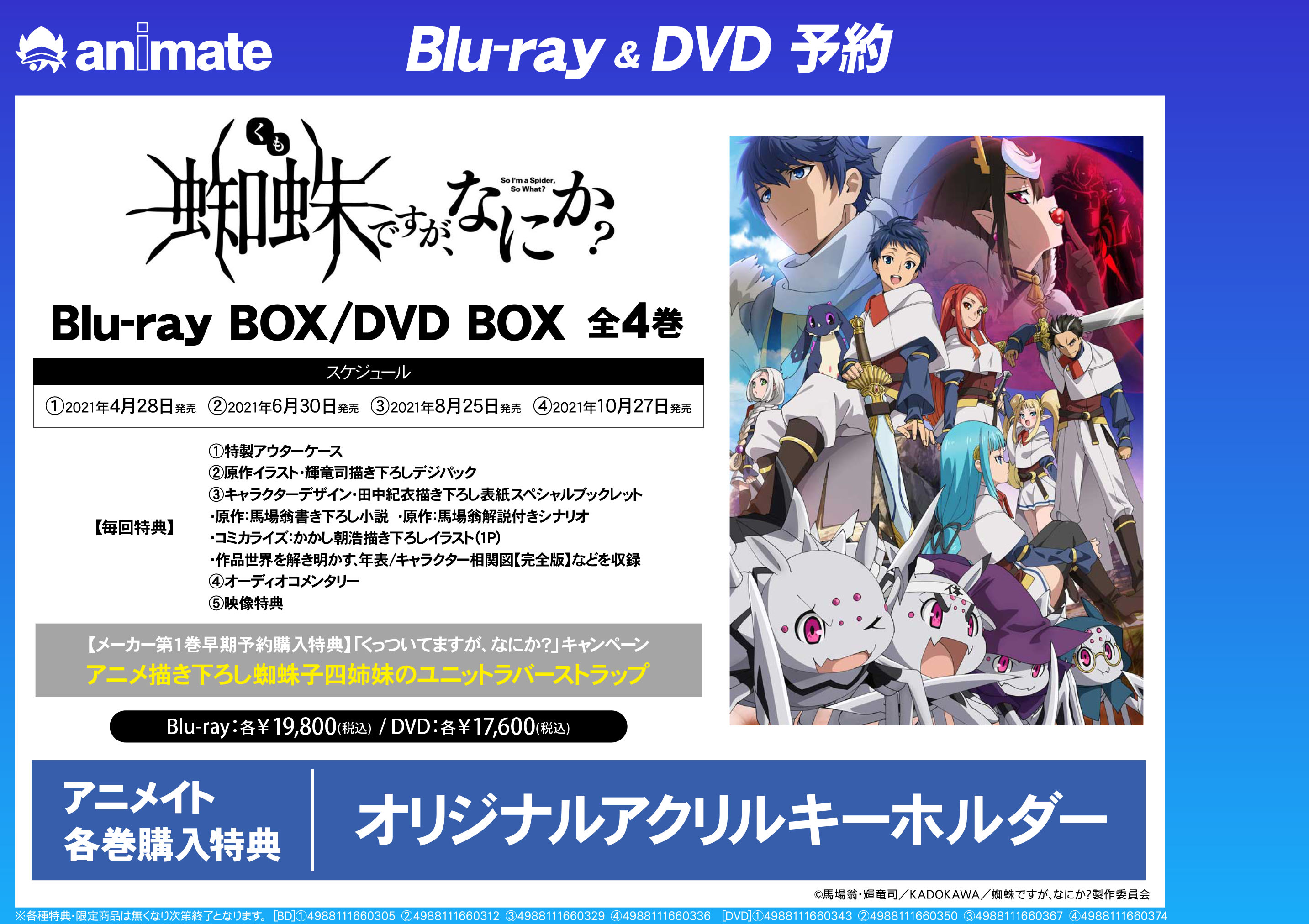 蜘蛛ですが,なにか? Blu-ray BOX 第3巻