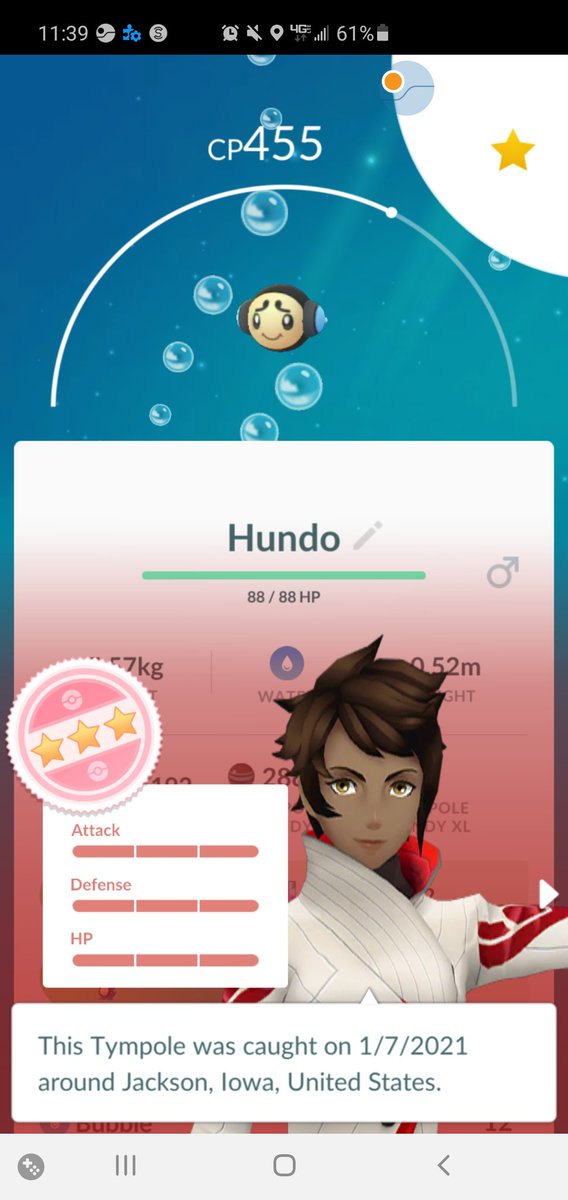 DiemMagikarpe's tweet photo. Todays 100%iv. #hundo #PerfectIV #4StarPokemon #Pogo #PokemonGo https://t.co/8uEClj10il