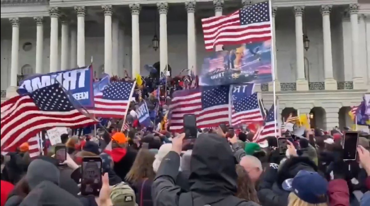 RyanNBCBoston's tweet photo. An online platform for free speech without censorship? 
Or a social media site filled with a "hive of hate speech" and conspiracy theories?
In the wake of the rioting at the Capitol, we take a closer look at @parler_app, which has exploded in popularity since Nov. election https://t.co/7l7s3PgRwX