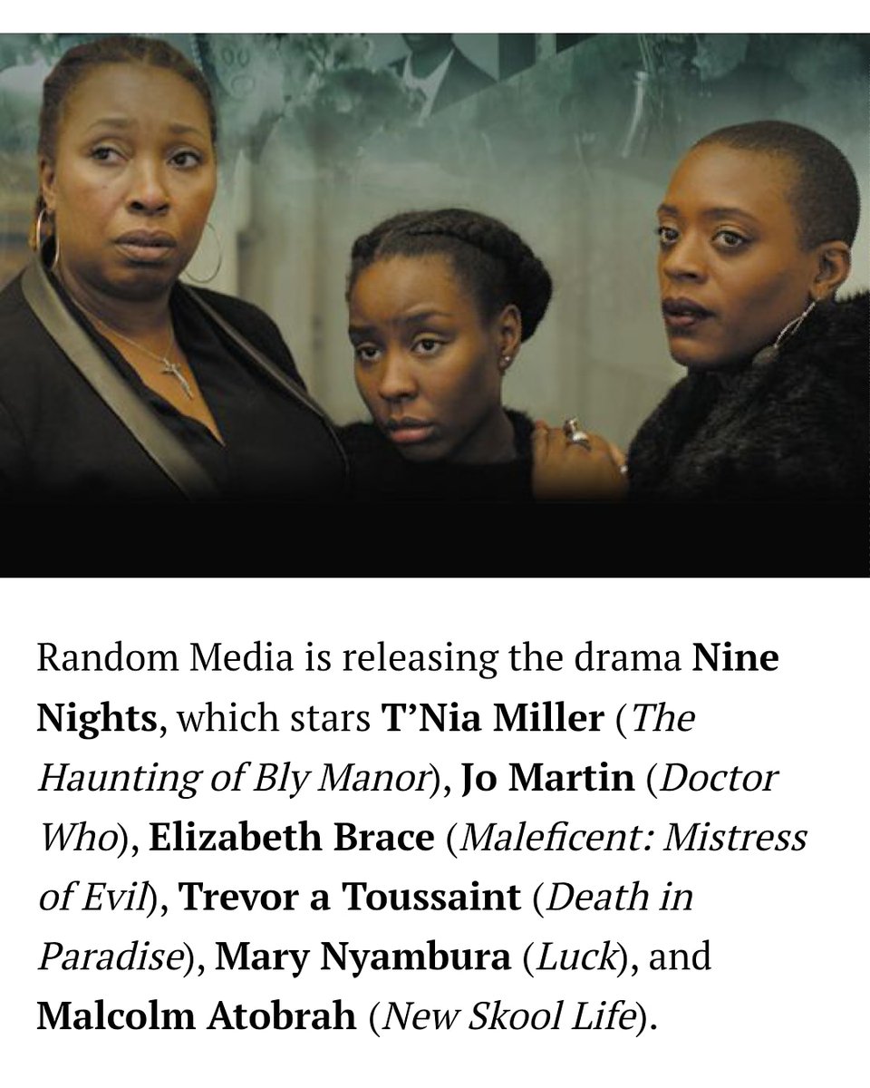 NineNightsFilm's tweet photo. @BBCHolbyCity Catch the amazing Jo Martin in Nine Nights. Out 13th Jan on Amazon and itunes https://t.co/cGOUIF7J6S