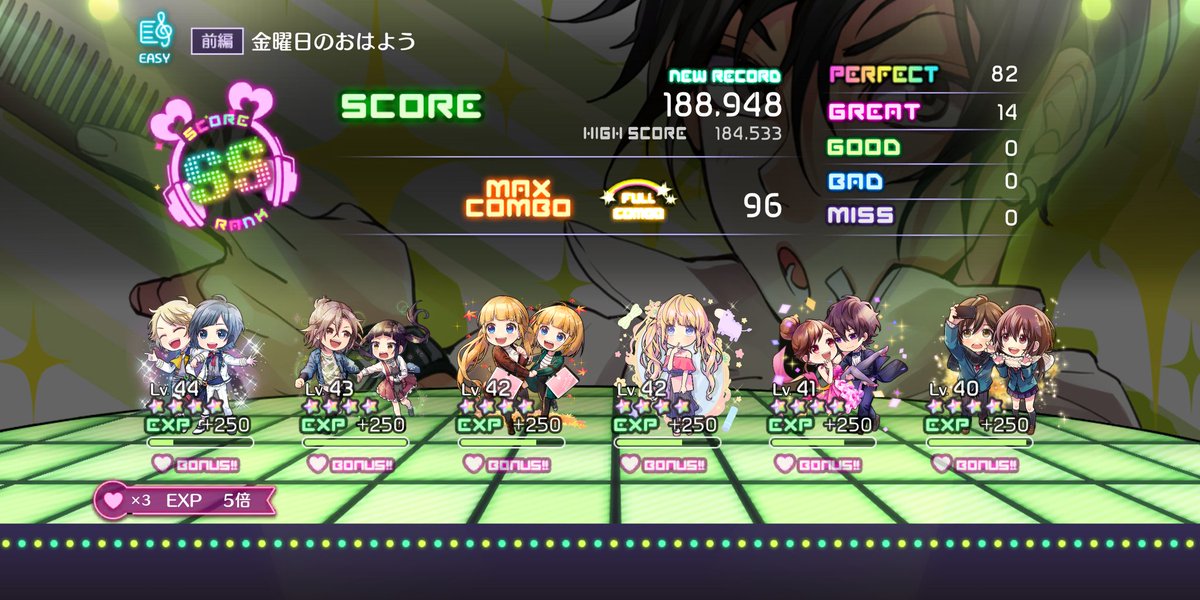 姫苺 Honeyworks Honeyworks 金曜日のおはよう 金おは ハニプレ ハニプレの金曜日のおはよう 前編 をやったよぉ Ssスコアのフルコンボ わーい