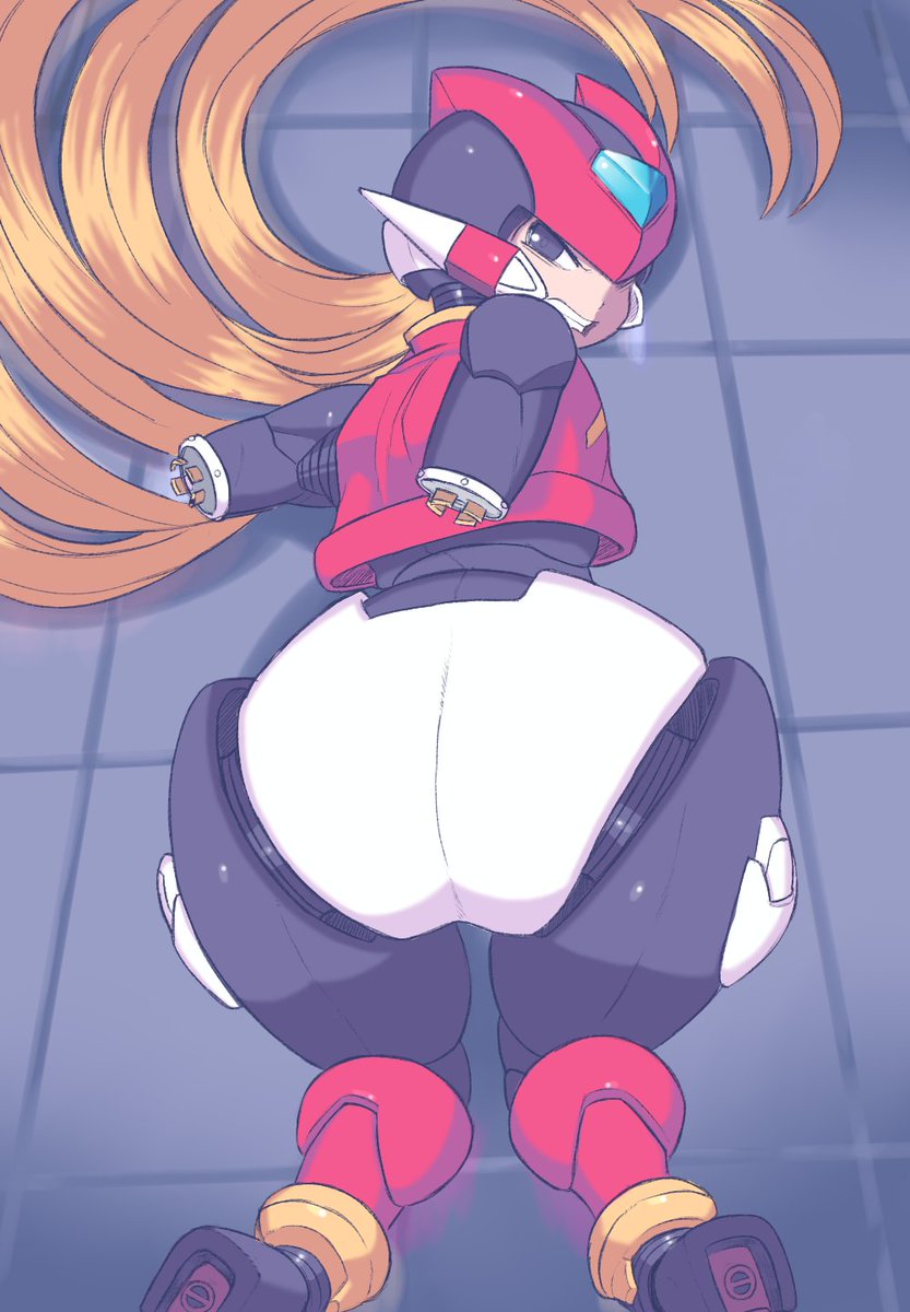 dpbleu__'s tweet photo. Redraw of the cover of a doujin I read recently.

It was...

Well, I might redraw a few panels to practice reploid anatomy in wacky poses. https://t.co/TGgKcOZFsu