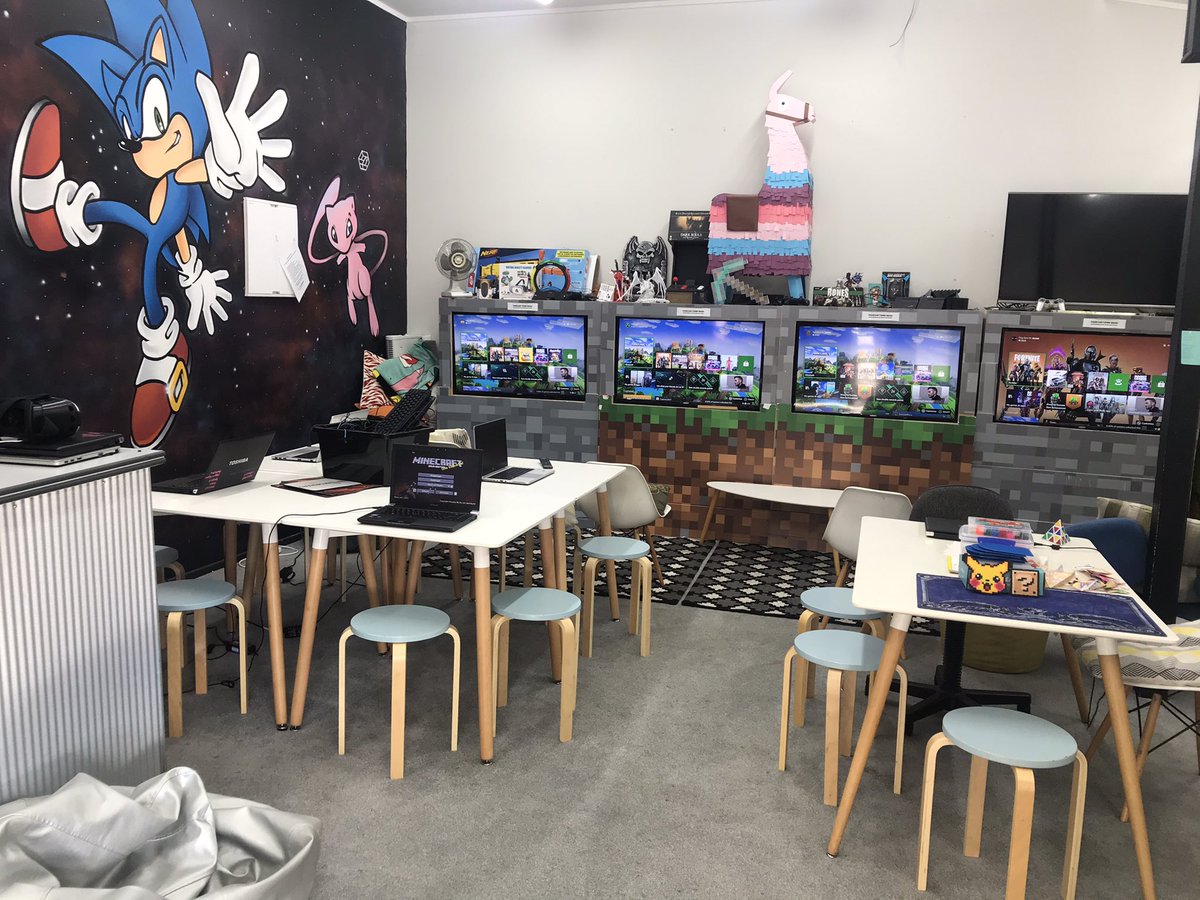 Unexpectedly, Fortnite &amp; Minecraft have been cancelled in favour of playing Rock Band on a PS3 in our gaming holiday programme! Kids are loving feeling like rock stars when they play their instruments and sing!