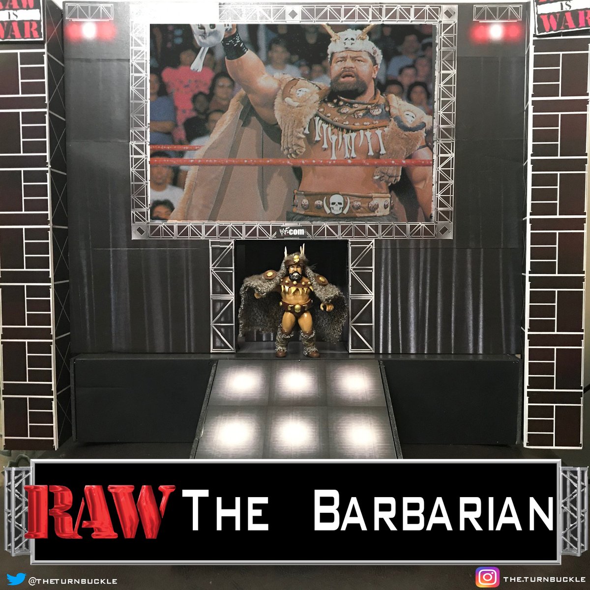 TheTurnbuckle's tweet photo. Making his return to RAW IS WAR.... From The Isle of Tonga, THE BARBARIAN!
#HasbroCustom #CustomHasbro #ScratchthatFigureItch #WWE #WWF #LapsedFan https://t.co/sveLOIswME