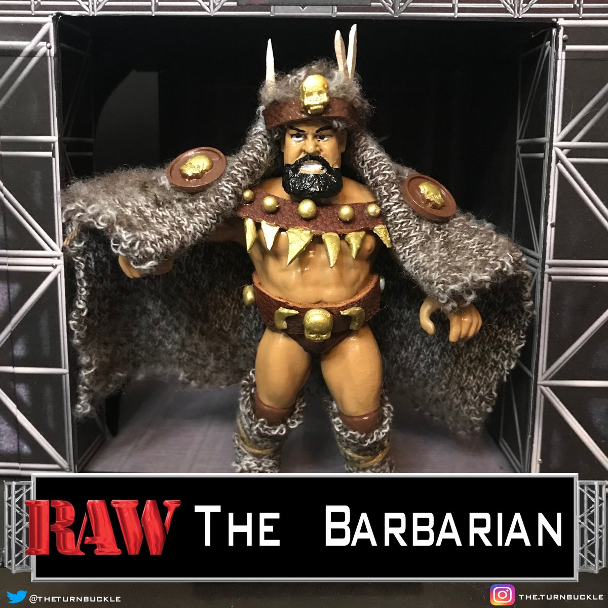TheTurnbuckle's tweet photo. Making his return to RAW IS WAR.... From The Isle of Tonga, THE BARBARIAN!
#HasbroCustom #CustomHasbro #ScratchthatFigureItch #WWE #WWF #LapsedFan https://t.co/sveLOIswME