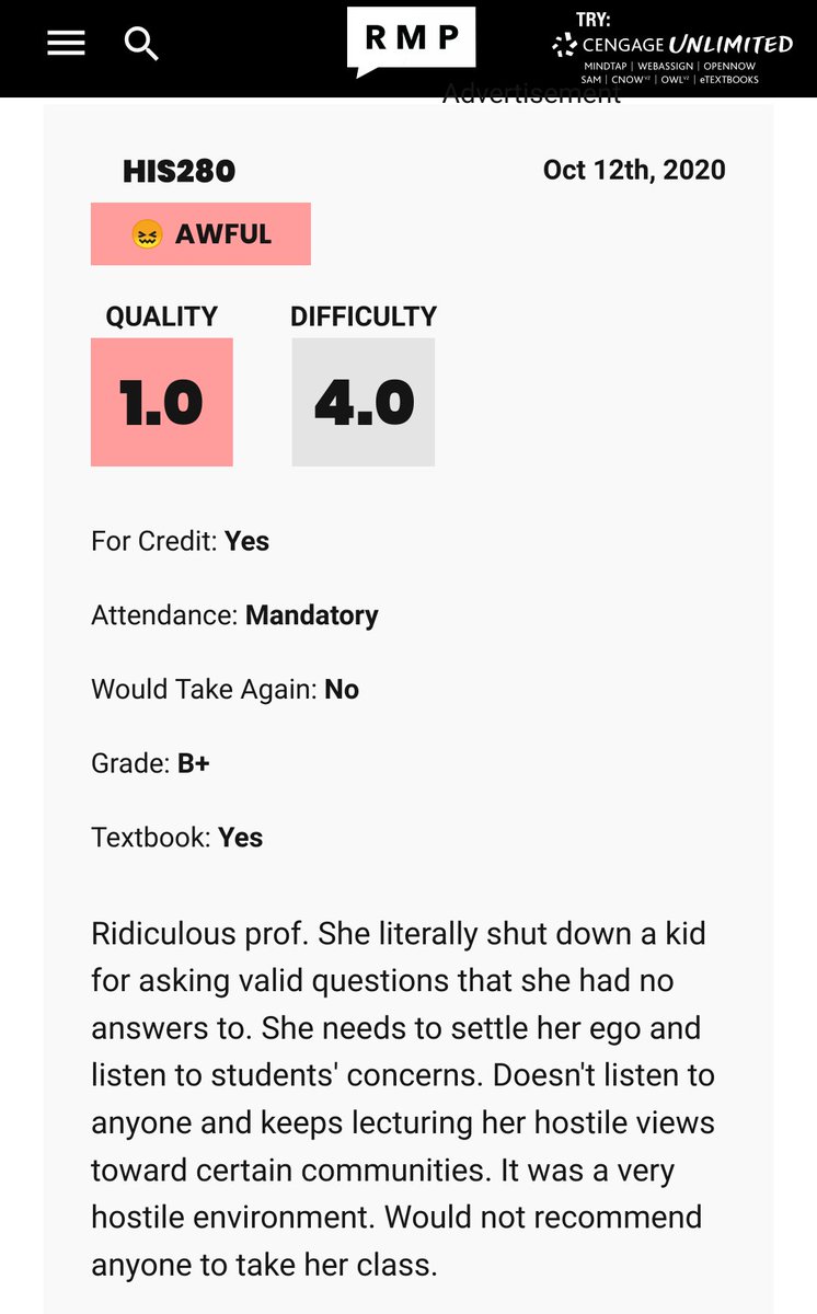 "I begin teaching History of South Asia II (Mughals to Modi) on Jan 19, one day before the inauguration."Can't wait to see the stellar reviews from your beloved students at Rutgers.Inshallah, the record for worst rating of all time will be yours soon! https://twitter.com/AudreyTruschke/status/1347234333971644417?s=19
