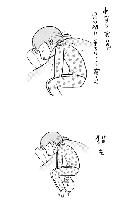 今朝は本当に寒かった 