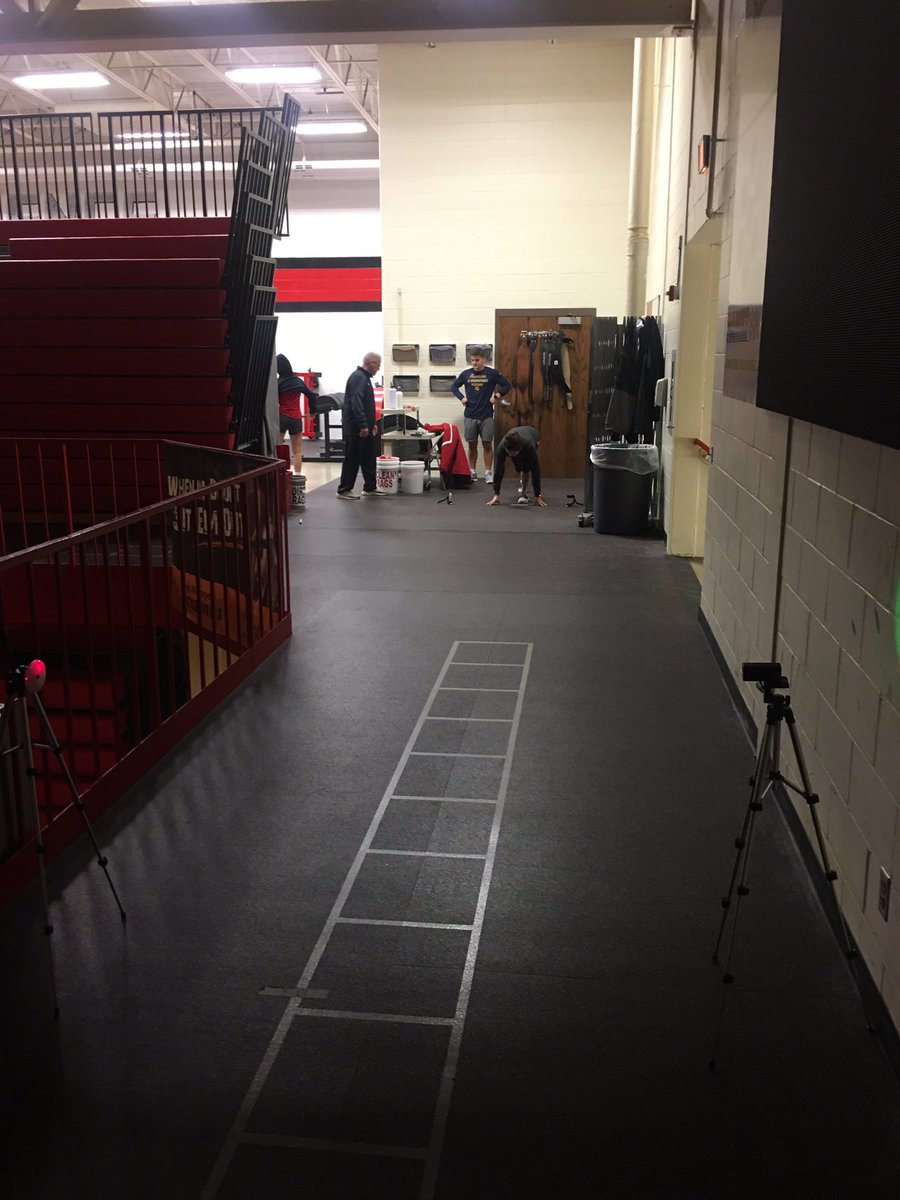 Connorfish's tweet photo. If anyone was wondering what the Ashby family does for fun in the evenings: They test 10 yd dash times.

What am I getting myself into?! 🤦🏻‍♀️ https://t.co/kFEQSyqvFo