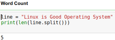 clcoding's tweet photo. Word Count of Line. 

#python #pythonquiz #pythoncoding #book  #pythonprogramming #pythonsoftware #pythonlearning #clcoding #pythongames #pythonhack #pythonprogram #python3 #pythontricks #pythonlibrary #pythonframeworks https://t.co/MDBgU53yyZ