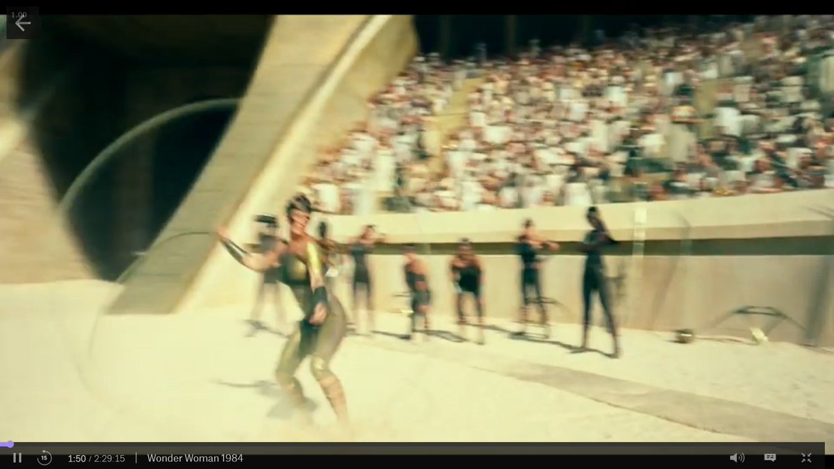 is.... the crowd cgi? does it look bad to other people? it looks bad to me