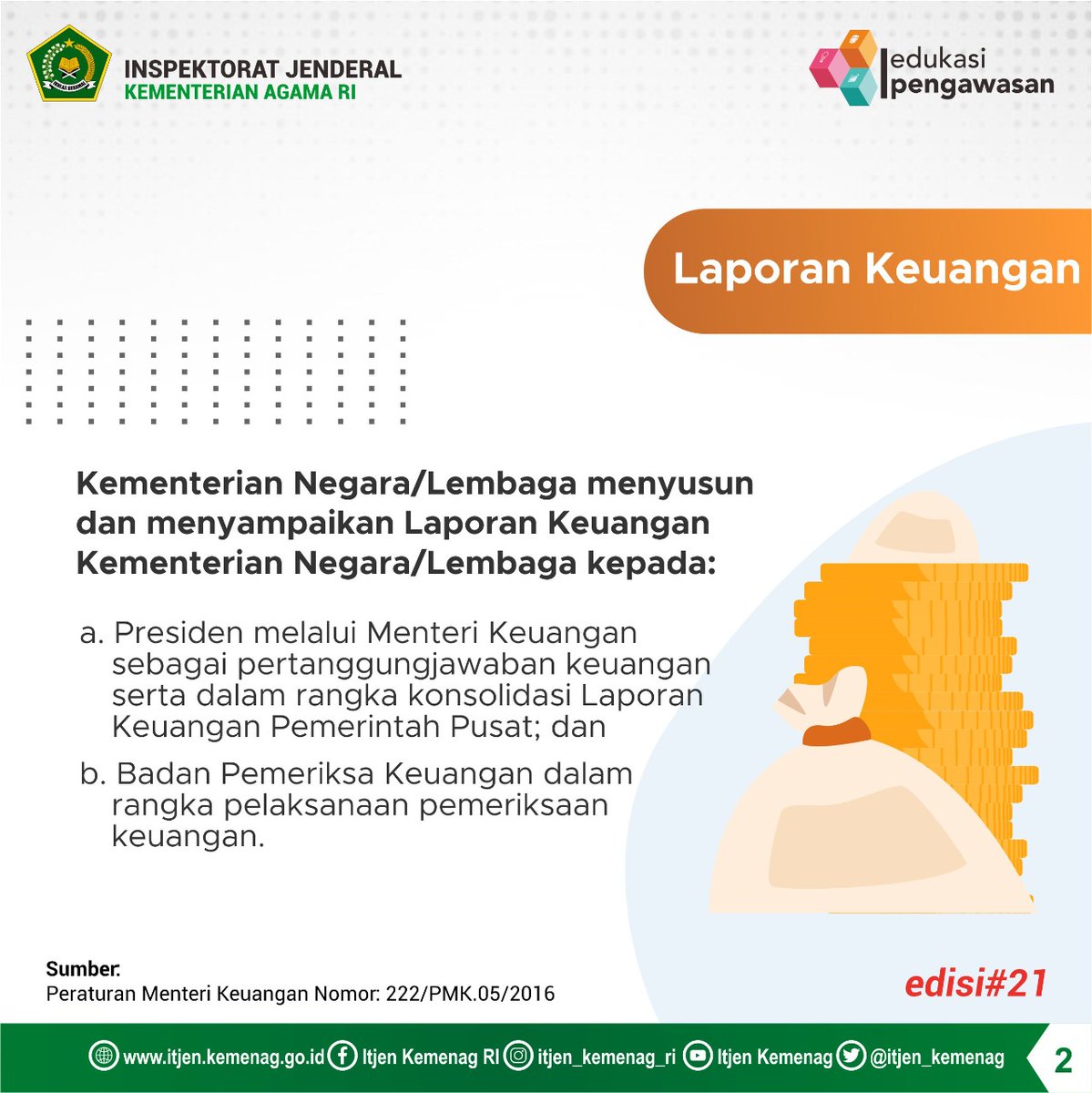 Itjen_Kemenag's tweet photo. Laporan Keuangan Kementerian Negara/Lembaga

#ItjenKemenag
#KemenagBaru
#BersihMelayani https://t.co/isJK9enc6n
