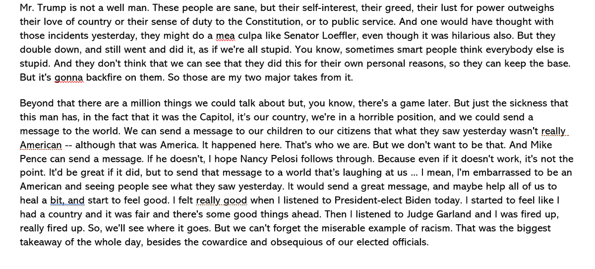 ByTimReynolds's tweet photo. Gregg Popovich spoke tonight. A transcript of his main answer: https://t.co/KGLLZR3ZVP