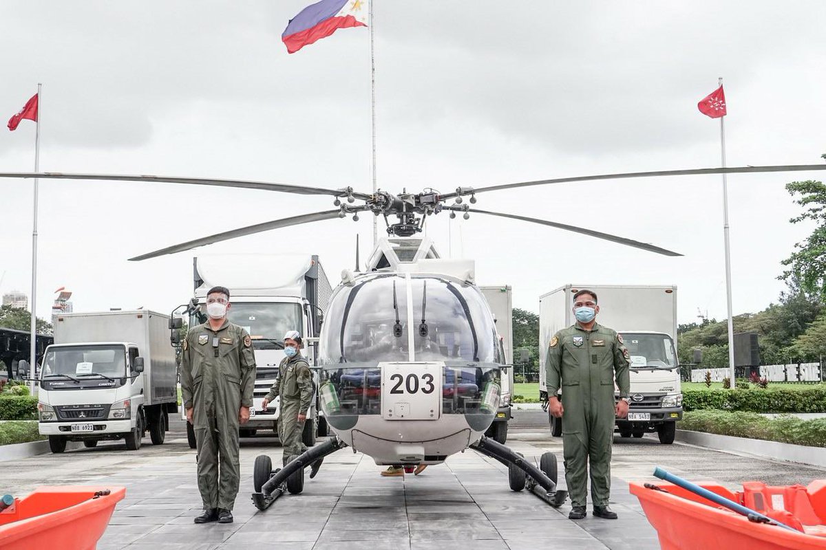 We turned over rescue boats, goods trucks and a utility chopper to the Armed Forces. We carry on with our shared mission to serve the our people in times of calamities. Makakaasa po kayo lagi sa tulong at suporta ng MVP Group. #TulongKapatid