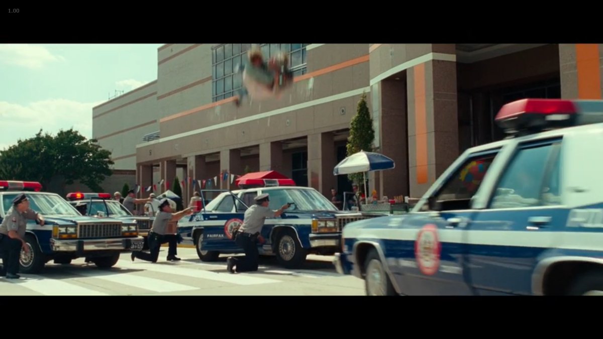 lmao after carefully disarming them ensuring no one, including the burglars, were hurt she just TOSSES THEM OFF A ROOF AND THROUGH A CAR