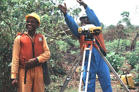 team of geological engineers from the University of Maiduguri who were engaged by NNPC to carry out a survey of the Lake Chad islands towards the commencement of oil exploration. The said territory has been a source of friction between Abuja and N'djamena.
