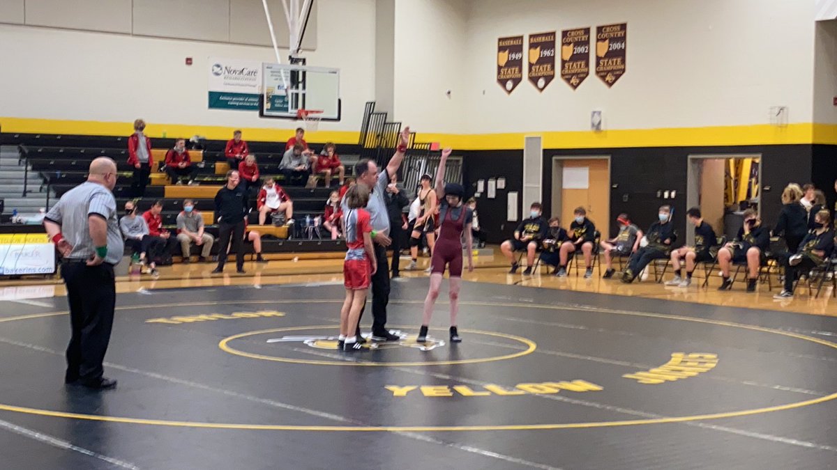 Special Shout-out to Summer Young who won her first wrestling match today! First time in a very long time a female wrestler from Western Hills won a match! Great job Summer! 
#GoWest