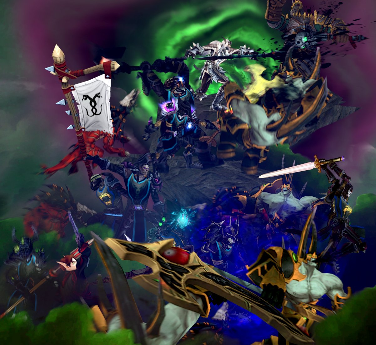 Xotrios1's tweet photo. CHAOS!
#warcraft #warcraftart #argentdawn #digitalart #commissions #grimgest #rotgarde #TeamUp
This is fruit of my work ask before using this. https://t.co/1hYae7OALm