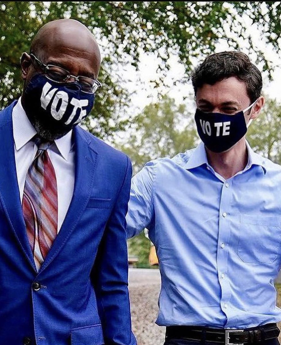 CedricRichmond's tweet photo. @RaphaelWarnock and @ossoff...Proof that democracy will prevail.

#Vote 
#YourVoteMatters
#EveryVoteCounts
#GeorgiaFlipped
#StaceyAbrams 
#RaphaelWarnock 
#JonOssoff
#Democracy https://t.co/mgHuG3T140