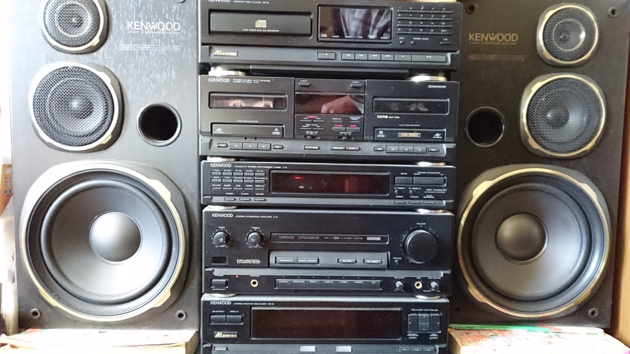 KENWOOD ROXYJ3 ステレオコンポ 馬鹿馬鹿しく