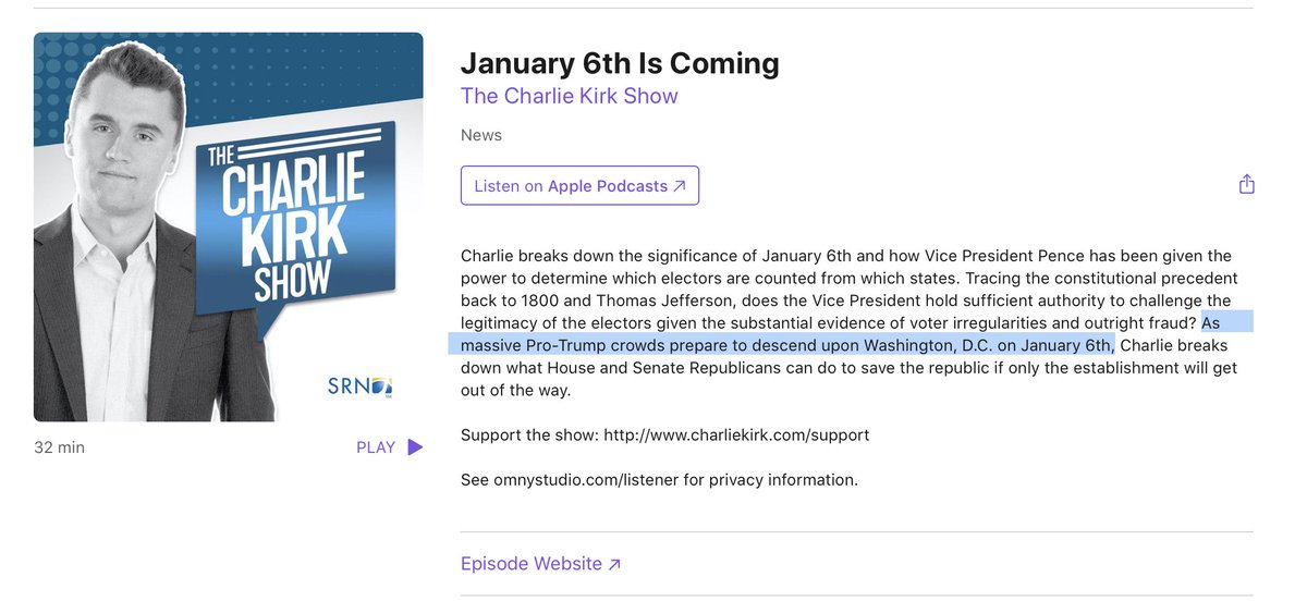 And then you have DJT, Junior, Rudy and others, each of them, separately,telling the crowd yesterday to go be violent.Specifically at The Capitol.That had to be planned.Rudy will have spoken to his crooked cop friends.And this was their big day. "Be there. Be wild". 