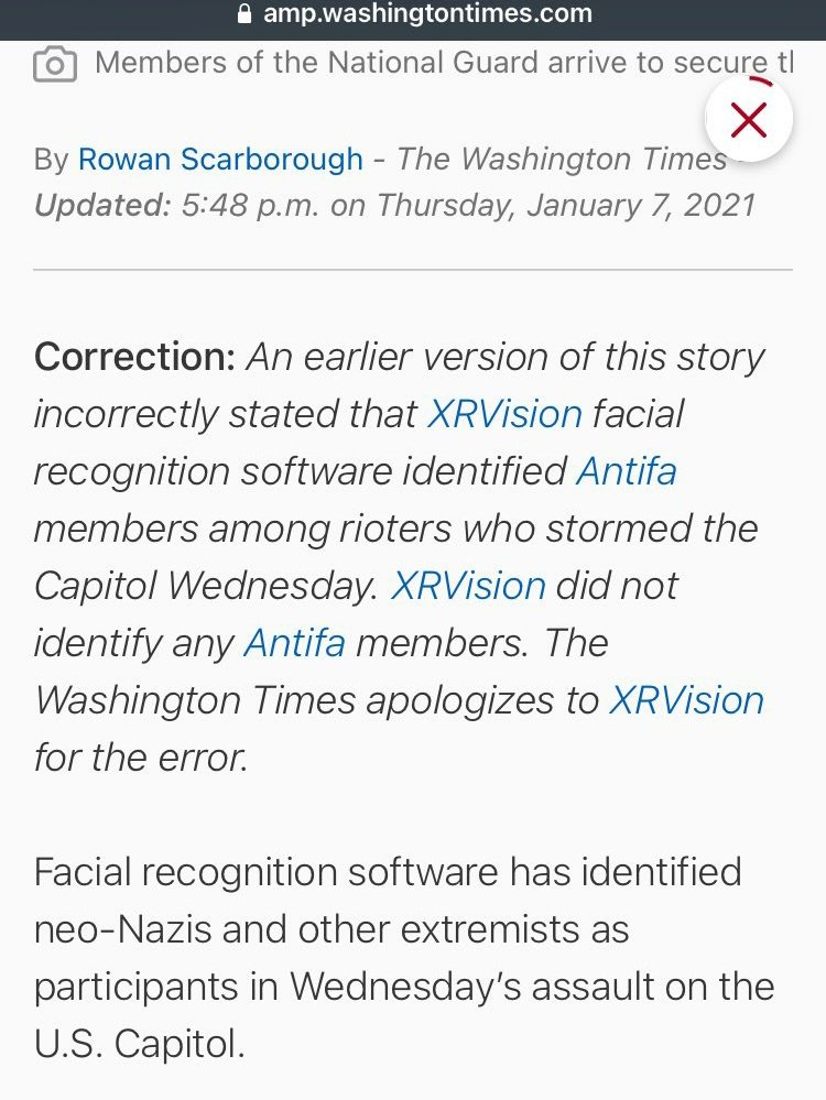 Twitter have not flagged his Tweet as misinformation and conspiracy, though the link he has shared does now retract the claim as false.