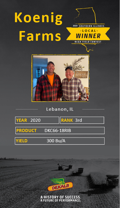 DKAS_SIL's tweet photo. Congrats to the 2020 DEKALB Yield Chaser winners from FSR Adam Uhrhan's territory! #YieldChaser #WinningHasRoots https://t.co/VgMQo7be2v