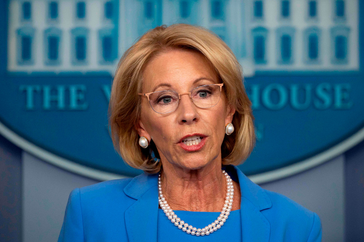 Betsy DeVos resigns, citing 'unconscionable' DC riot