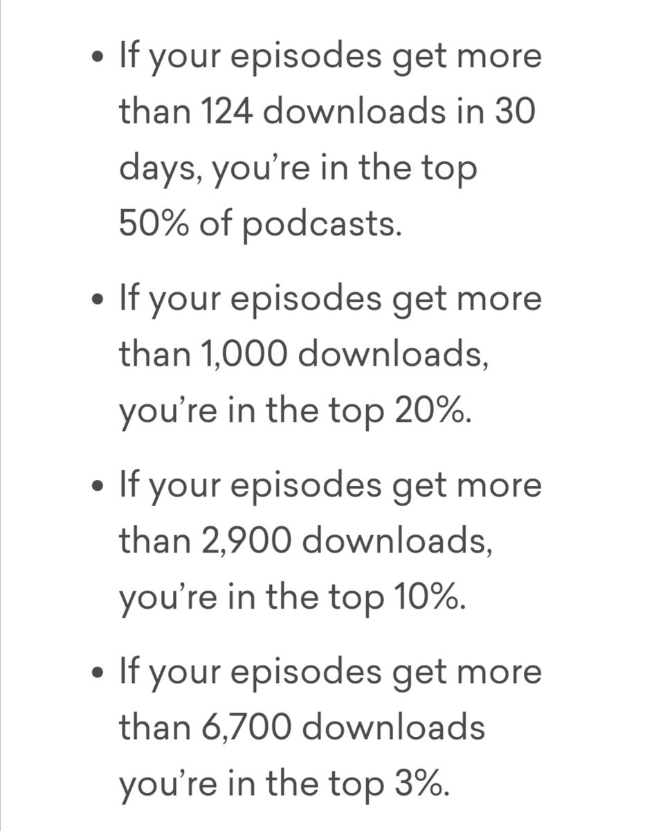 I don't know how true these figures are but they certainly feel correct. I know from experience that for most podcasts each new subscriber (seperate from downloads of an episode) is a real accomplishment insofar as most people have to be actively convinced to try a new podcast