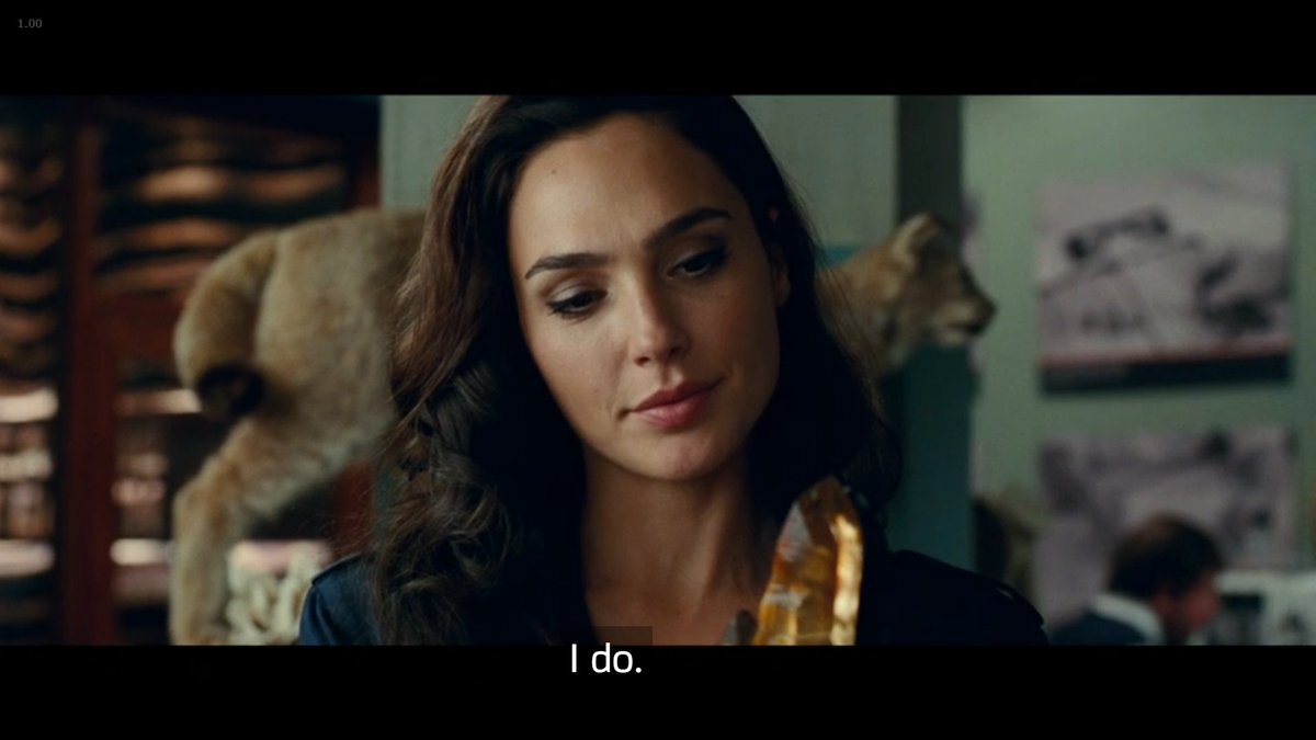 the WW of the first movie would wish for an end to all war. Like. that was her whole arc. trying to end war itself. she's not horny enough to pick chris pine over world peace