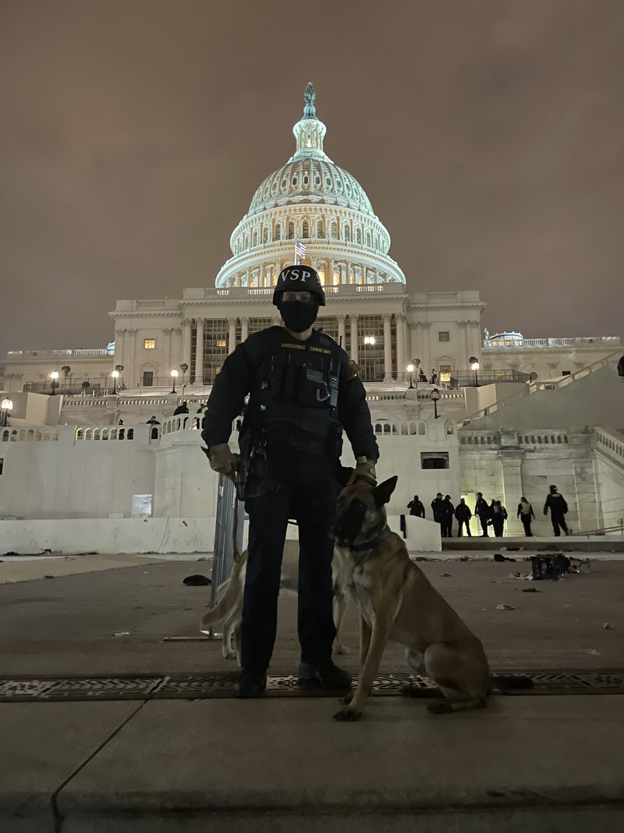 VSPPIO's tweet photo. #VSP again standing strong in #DC at the #USCapitol tonight (Jan. 7). #ValorServicePride https://t.co/5w9rMK2joT
