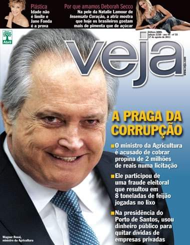 Gilmar49119202's tweet photo. Esse é Wagner Rossi, pai de Baleia Rossi.
Só pra lembrar, esse é a capa da Veja de 2011!!👇👇👇 https://t.co/WfYsROFQjp