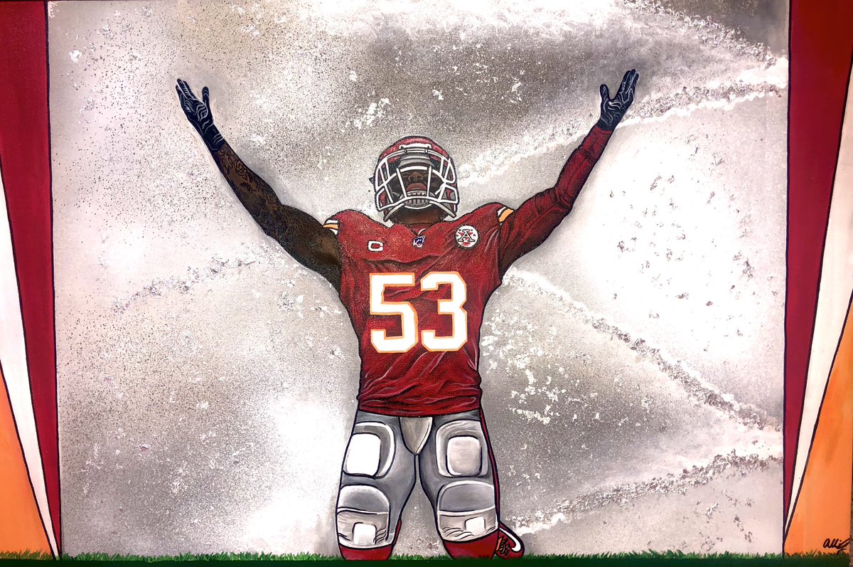 allipaints's tweet photo. Custom for @AnthonyHitchens !!!! Let’s get him to see!! (24x36) https://t.co/dP5R1TlgiG
