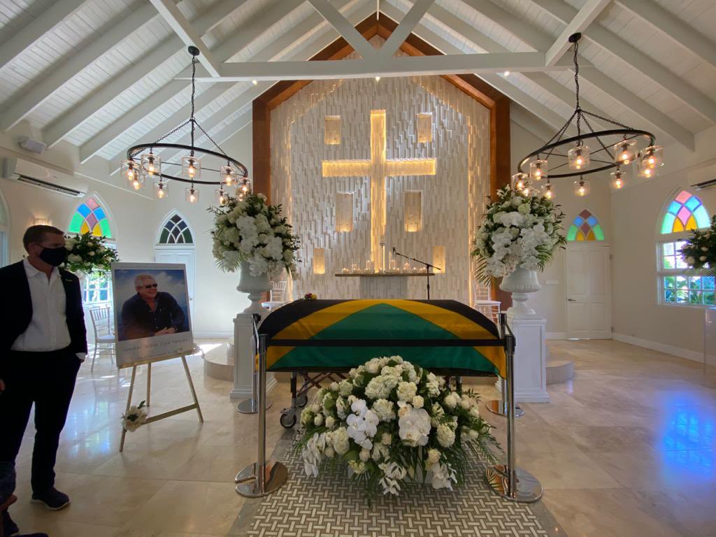 Today our teams across the north coast of Jamaica got to say their farewells one by one to their Chairman. As a devout Catholic my dad loved our on property Chapel at Sandals Montego Bay. He was right at home in a spot he loved with the people he loved most, his staff &amp; team.