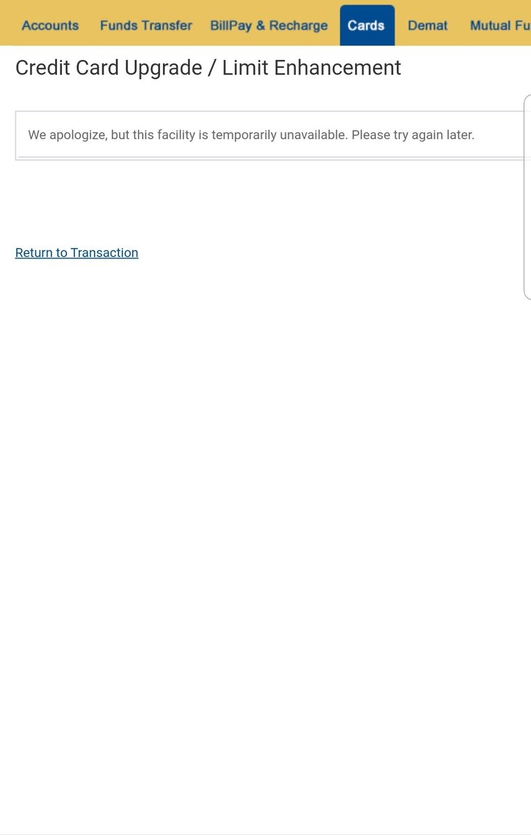 narayana41's tweet photo. @HDFC_Bank please fix your website I am getting same error since last 1 week
Half of your website is always temporarily down https://t.co/4s5upH1RYB