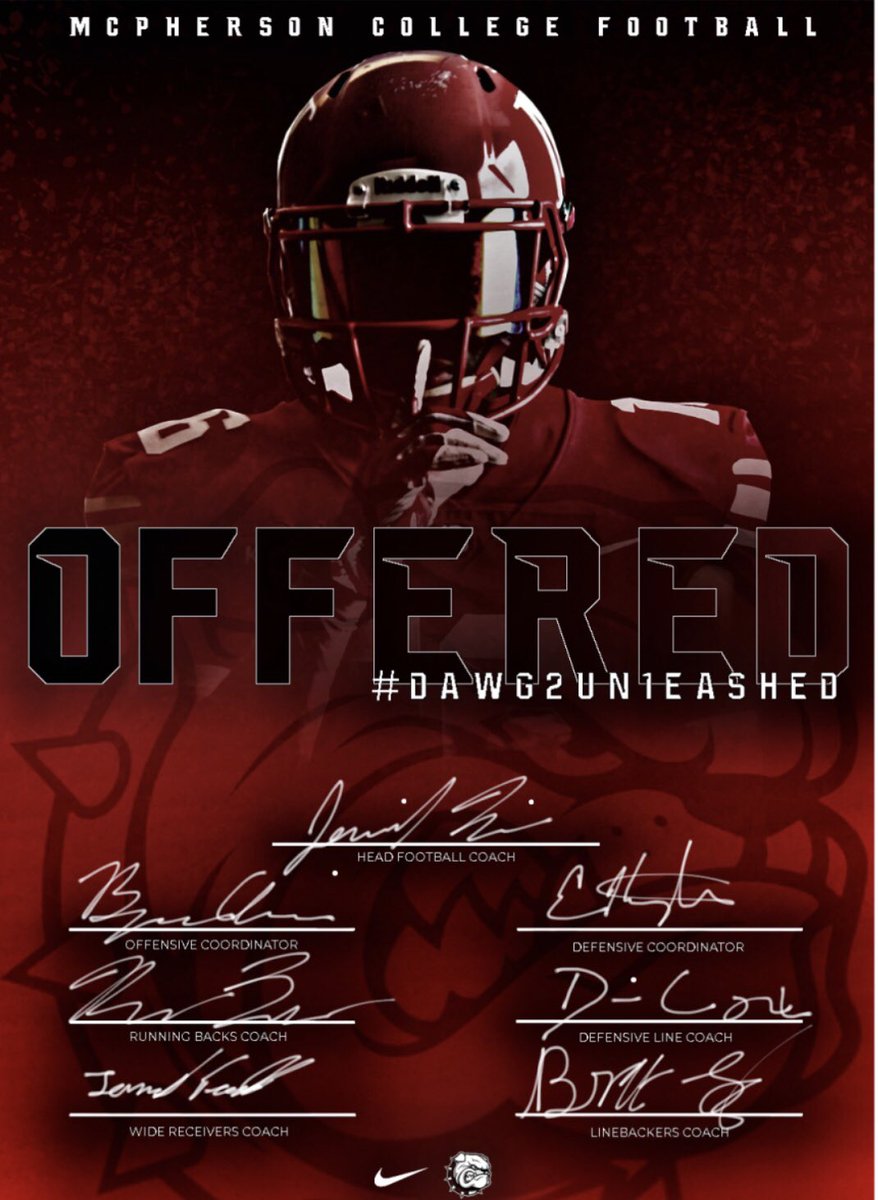 blessed to receive an offer !