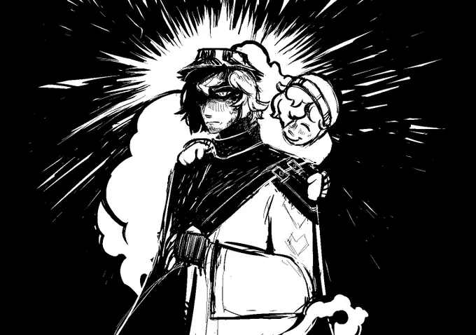 Imagine the ghost of your dead son, whom you killed with your own hands, telling you:

-"I don't want to be dead anymore :) "

Just imagine 

#philzafanart #ghostburfanart 