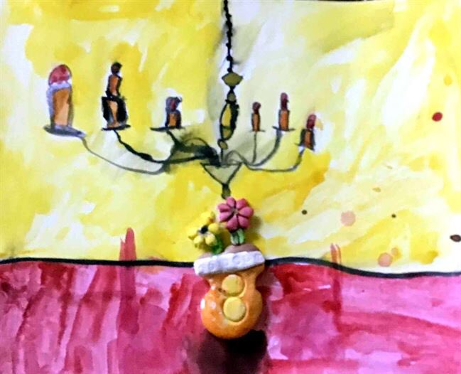 Talented 4th graders created these model magic flowers #imspire96