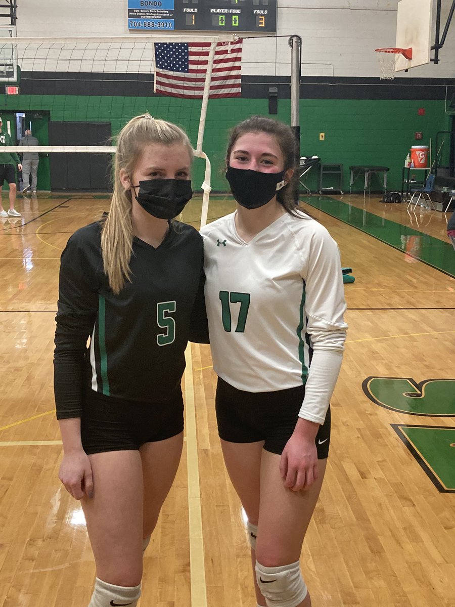 WSHSathletics's tweet photo. West Stanly Volleyball captures the conference tournament title tonight to go along with the regular season championship. Colts defeat the Tigers 3-1 and recognize Kayli Cleaver (RRC Player of the Year) along with other All-RRC honorees Addie Barbee, Riley Barbee and Madison Kee. https://t.co/4j6xTihqYV