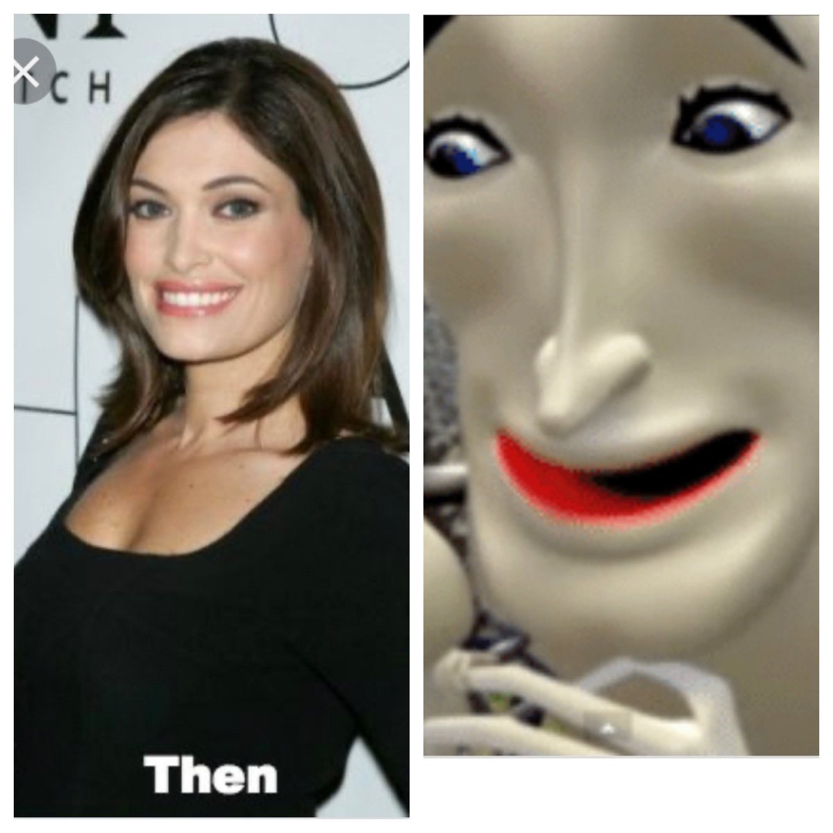 katesandsferry's tweet photo. Why was my daughter spot on when she said @kimguilfoyle looks like #spiderus from Ms Spiders Sunny Patch from #Nickelodeon before her #plasticsurgery ?! #25AmendmentNow #America #Biden46 #TrumpCoupAttempt This Is America #1776Again https://t.co/OXhWeJ74hK