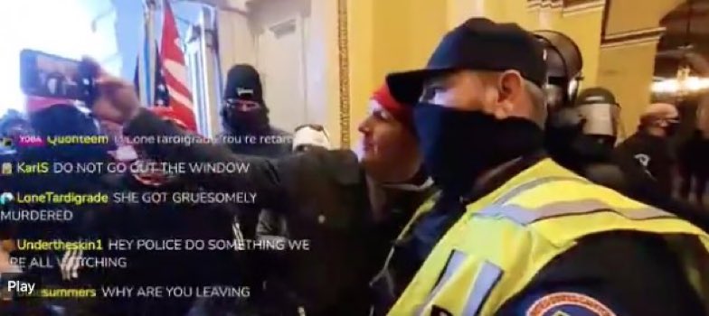 ARealChristian3's tweet photo. #WhereAreTheArrests the guy is not doing his job!! He needs to be identified and fired for not protecting our #Capitol #IdentifyDomesticTerrorists #IdentifyTheTerrorists #identifytraitors https://t.co/BNbsIb0okc