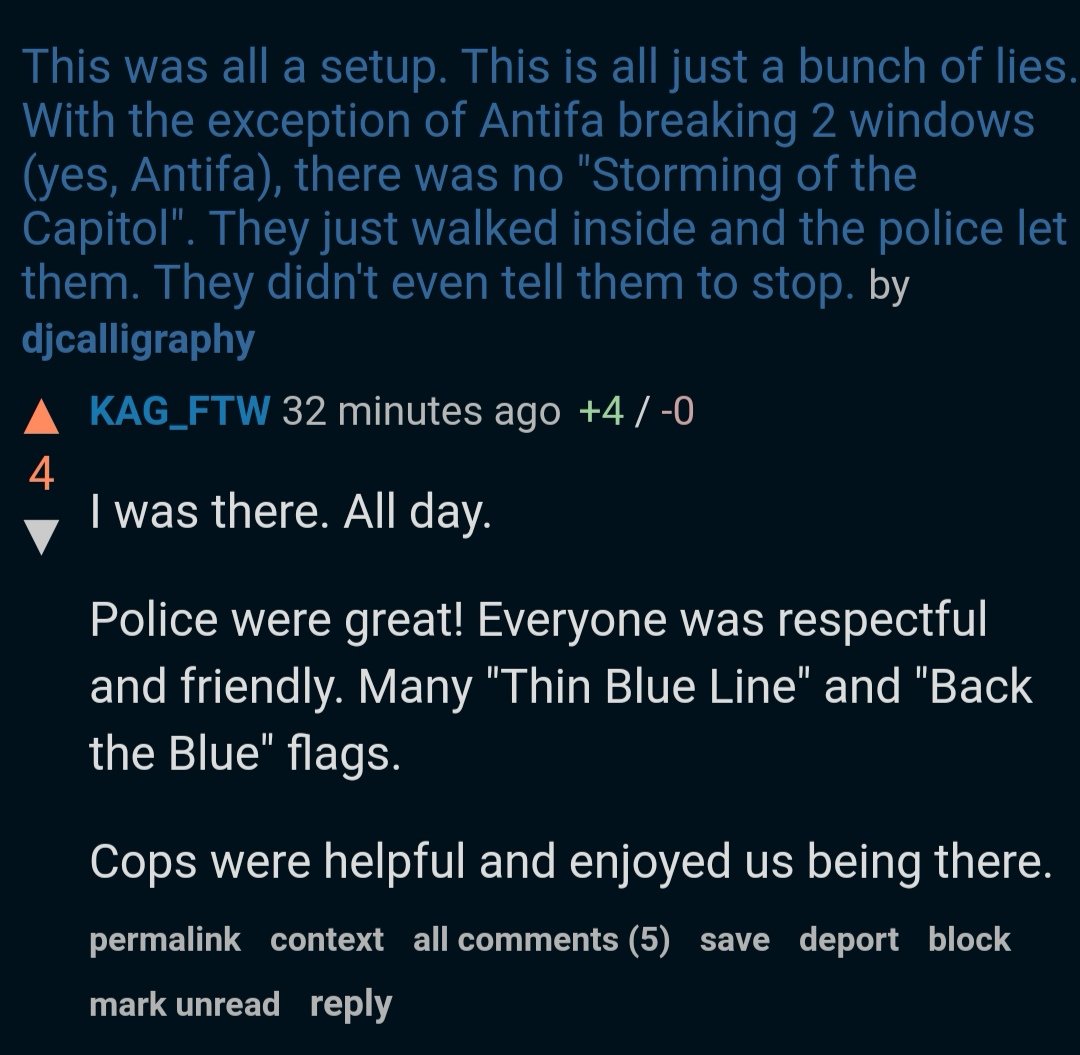 Comment from someone that was there: