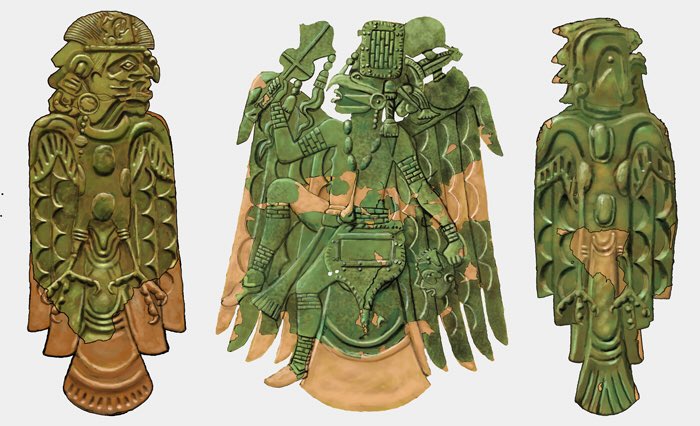 Copper plates found at mound 34