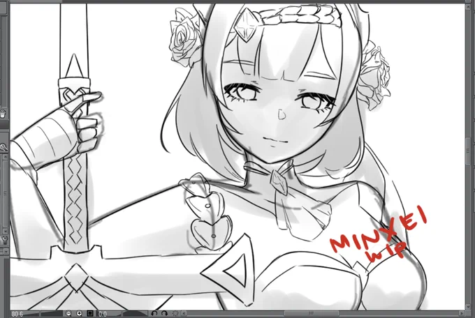I really had fun drawing sucrose :0 
so I decided to draw another genshin character!

Ive always been drawn to Noelle 
therefore I shall draw her > u <

Noelle WIP 