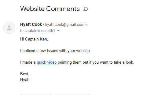 Here is the current template I am using for the email.Note how I:- Use a vague subject line- Keep it short and casual