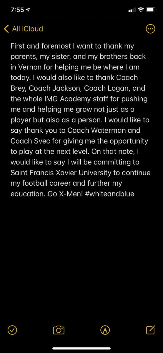 LGombrich's tweet photo. @StFXFootball @GaryWatermanX @JonSvecX @IMGAFootball @CoachKyleBrey @CoachJack_ @KoachingEmUp @CoachBA1010 #Committed #XMen #whiteandblue https://t.co/CrwHnTZvo9